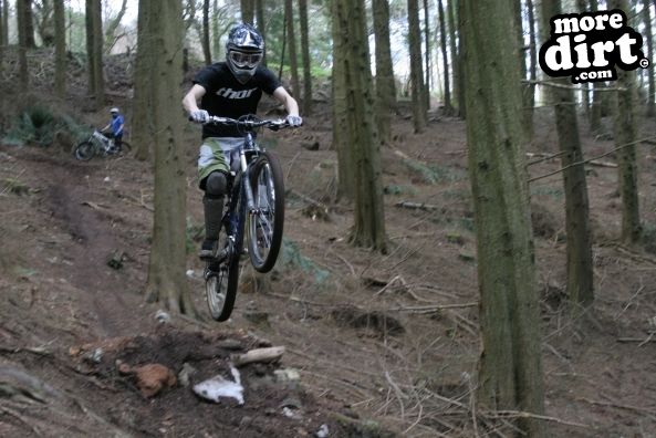 Practicing at haldon with Carl