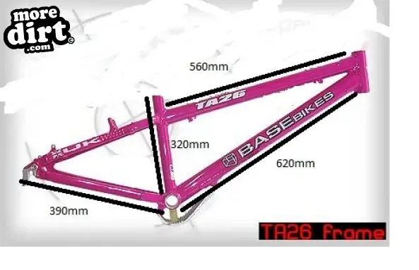 dimensions for bike frame for sale