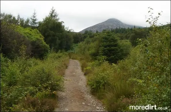 This is the trail that heads toward Goatfell