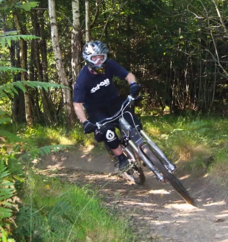 Clive riding at Silton DH