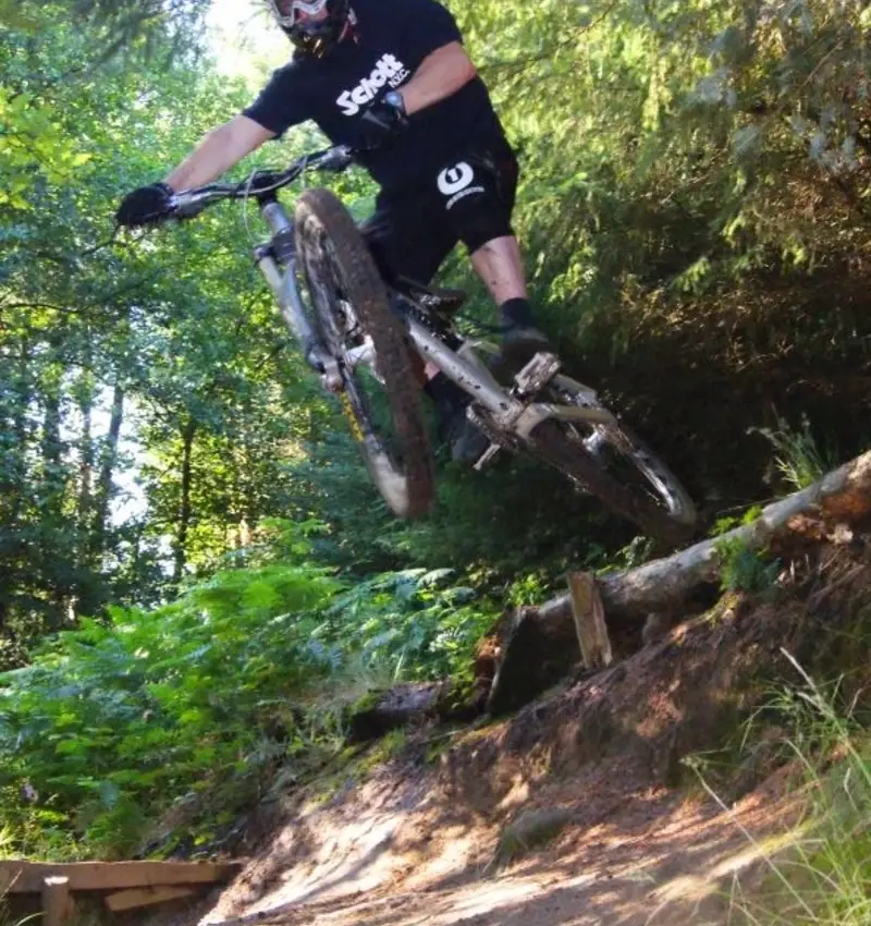 Clive styling it up at Silton DH