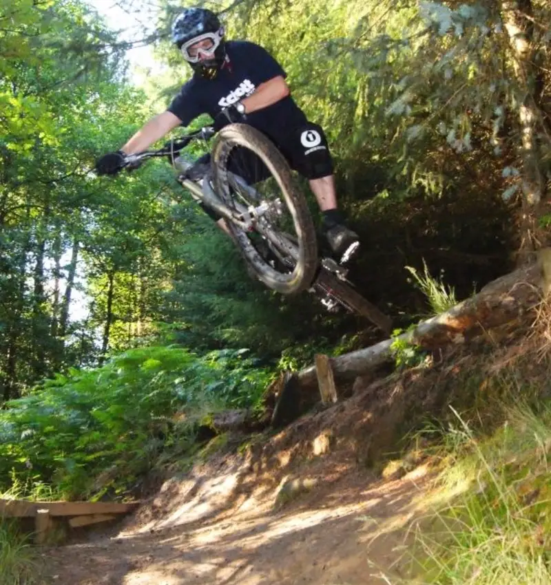 Clive styling it up at Silton DH