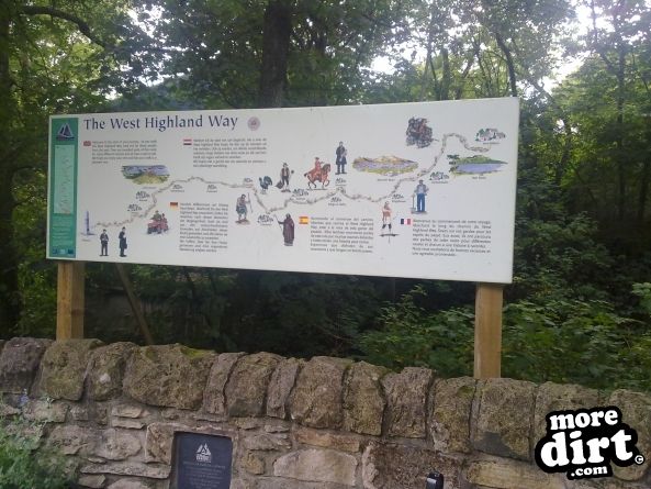 sign for the west higland way