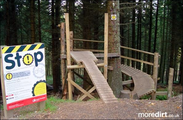 The Helter skelter at the start of Black Run.