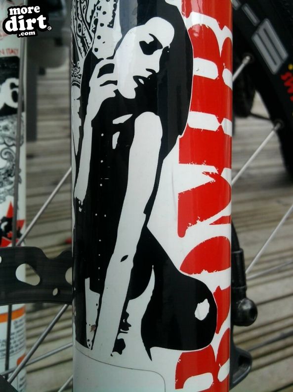 Sticker on marzocchi forks!