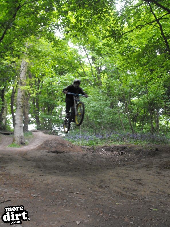 bad photo of me hitting the path gap :) 