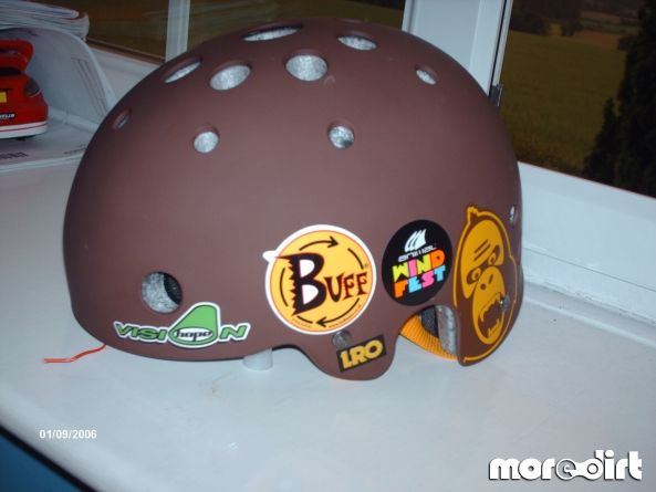 my new king kong BMX helmet complete with a few st