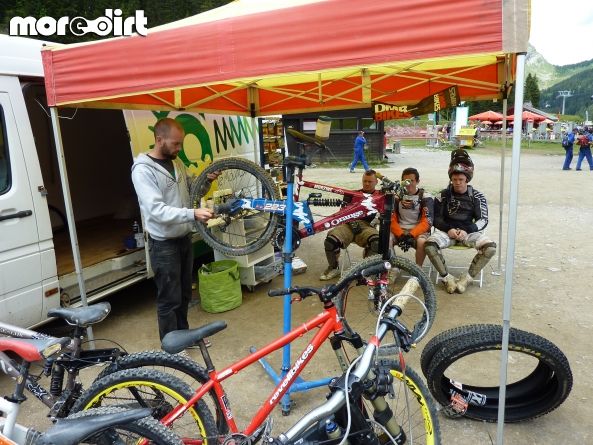 Dean repairing Ryans brakes again, Ryan likes comi