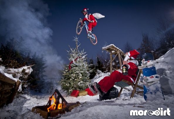 X-Mas is coming soon so get your winter riding in before its too late...or just ride in the snow with Santa - Laurence CE - www.laurence-ce.com