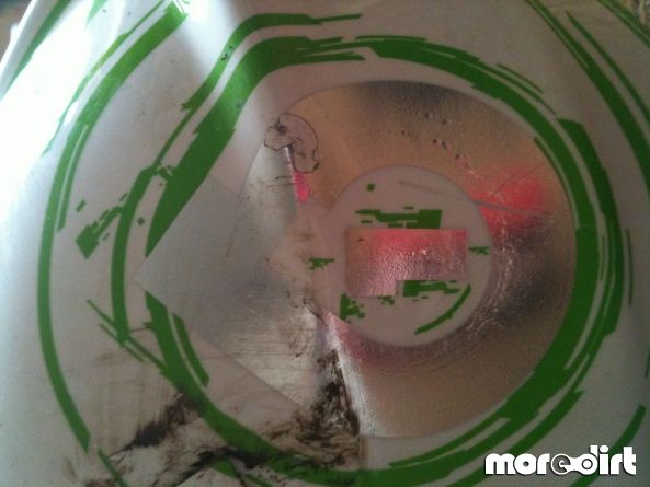 661 helmet after crash