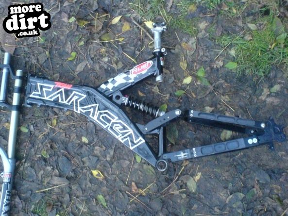 my new frame. almost mint condition fox rear shock