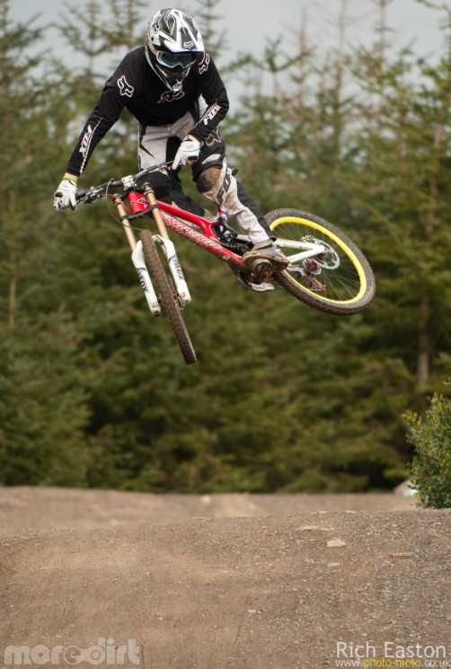Jack busting out a whip on the 4X track