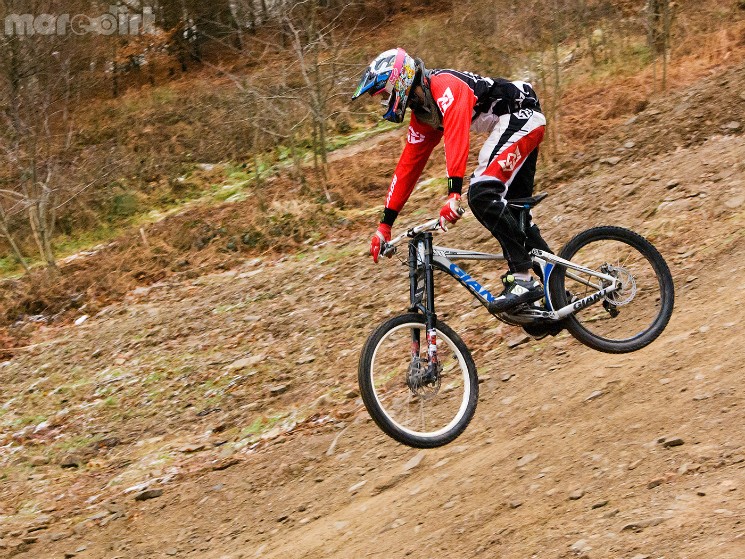 Taken on the lower section of the Down Hill Course