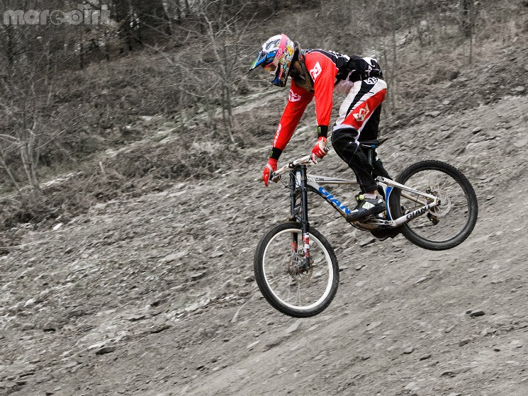 Taken on the lower section of the Down Hill Course