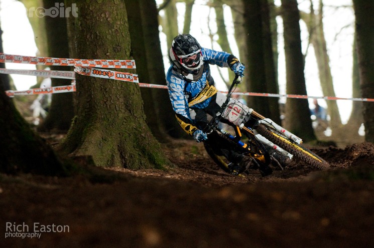 Second turn on the track