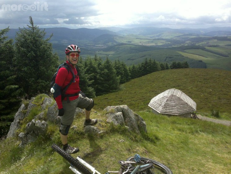 Half way round the black......