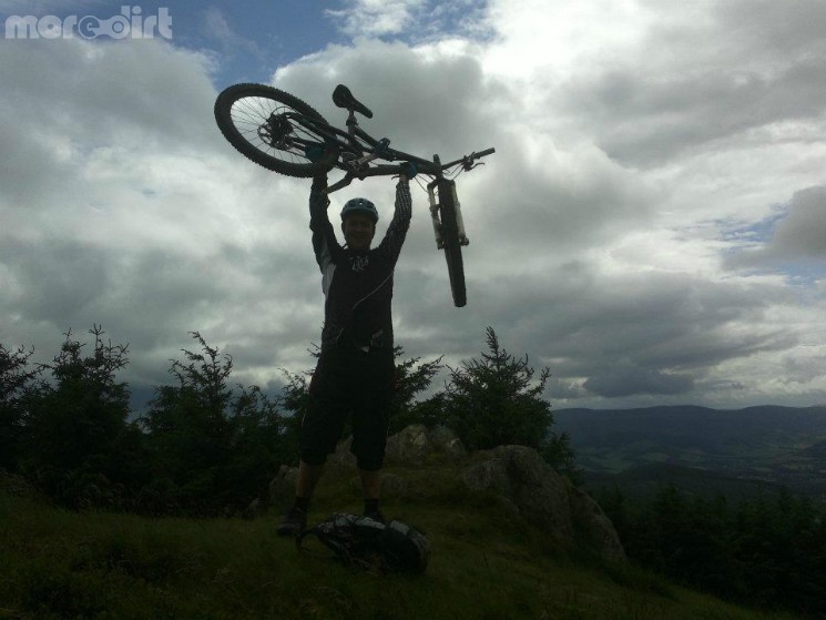 Half way round the black......