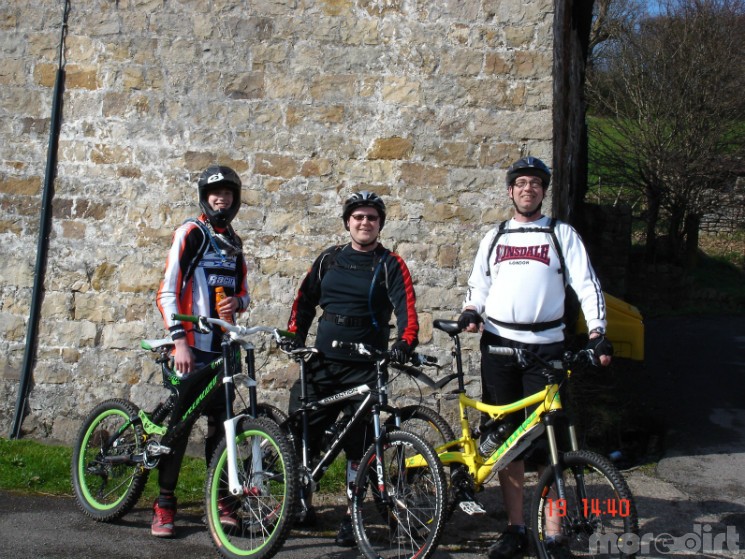 the bike in the middle of completion 