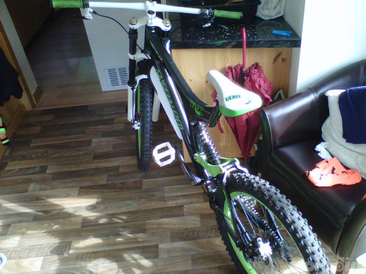 the bike in the middle of completion 