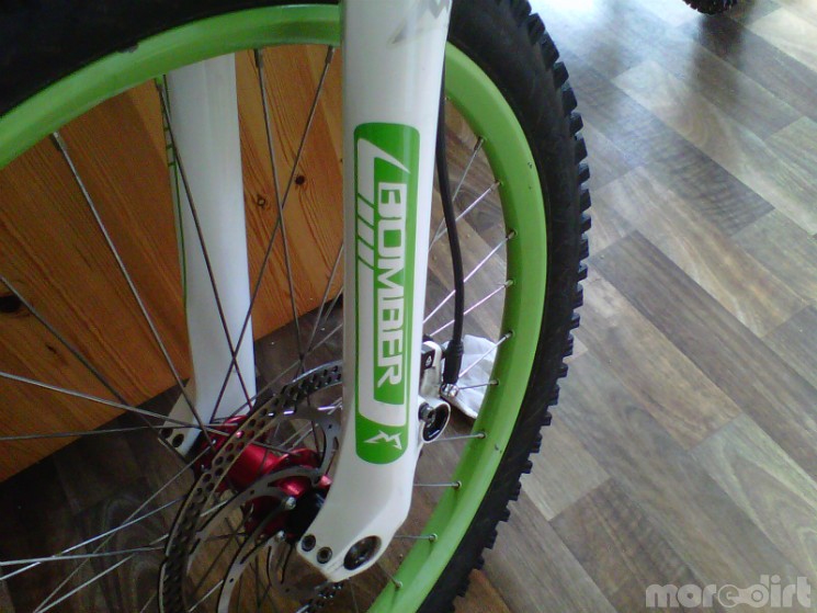 the bike in the middle of completion 