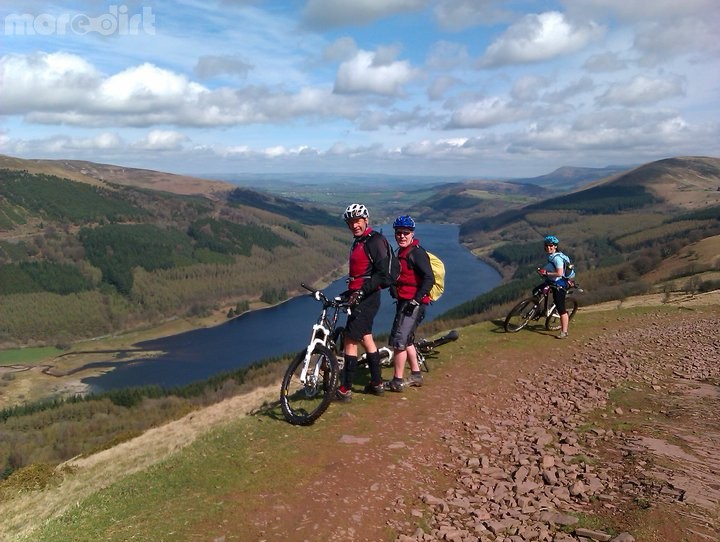 Scenic stop while riding Breacons