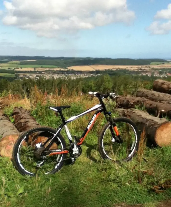 Nice view from the top of Guisbrough Forest trail.