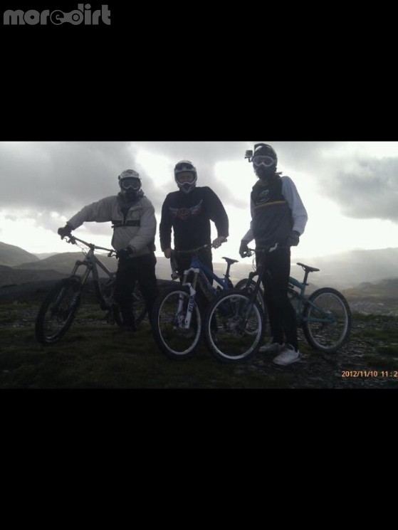 Top of Antur Stiniog uplift North Wales 