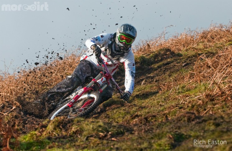 Liam getting low and roosty at Ramsgill