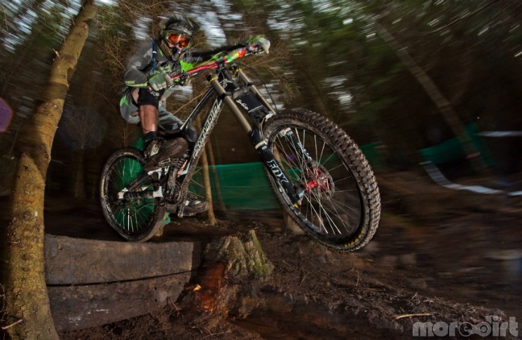 Pinning off the drop on the new section of the main line