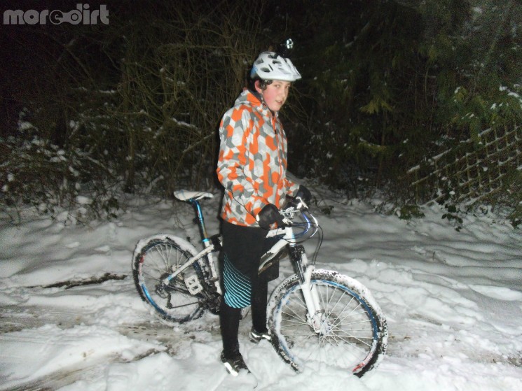 Ollies first night ride.
A bit of a rude awakenin