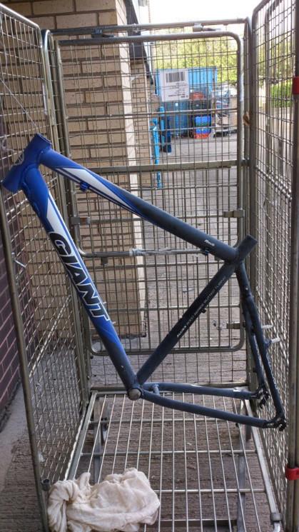 Giant Rock fame pre spray shot.