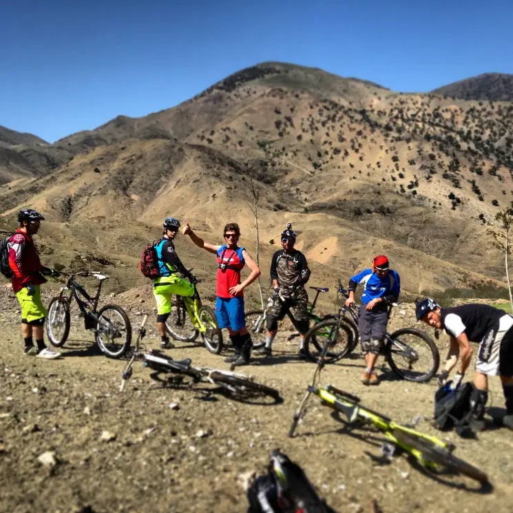 Some pictures of our enduro MTB trip in Morocco, 