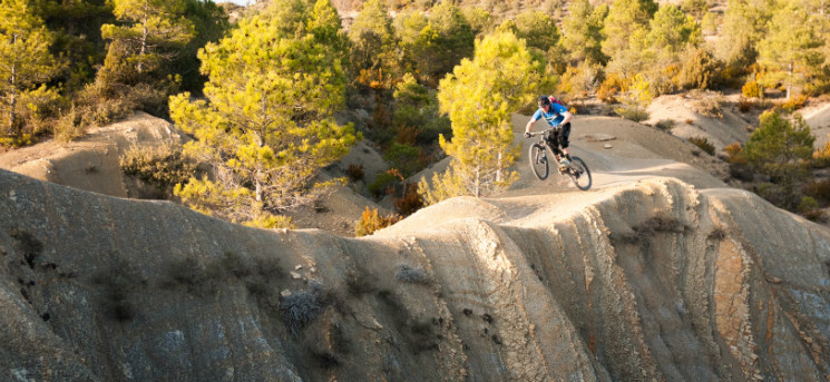 Riding in the Pyrenees mountains on one of our holidays. www.basqueMTB.com