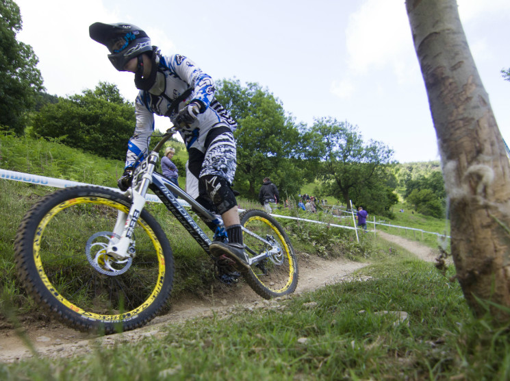 After the infamous tight steep turns above Marshall point 9 the track becomes Super fast! 