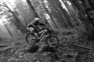 photo of me riding at local trails