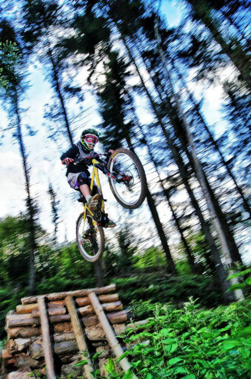 a photo taken professionally at one of my local trails a while back