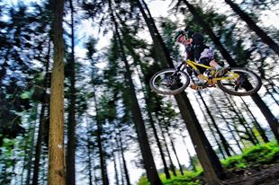 Me riding at local trails a few years back