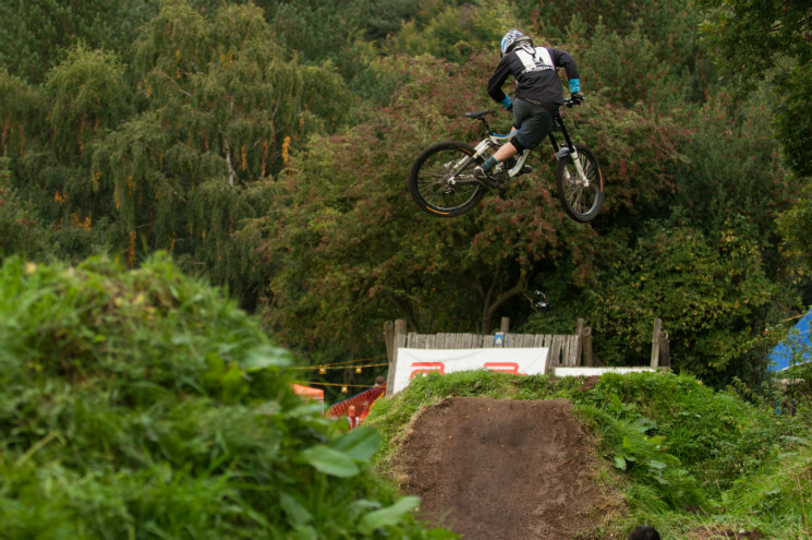 Whip the Dirt Jumps at the Race Weekend