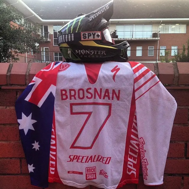 Troy Brosnan's new 2014 race jersey