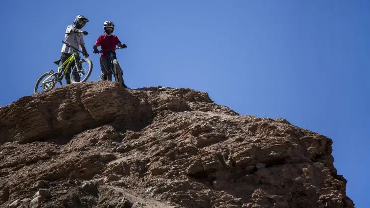 Ryan Howard and Kyle Jameson at Red Bull Rampage