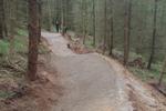 New red trail at Revolution Bike Park in North Wales