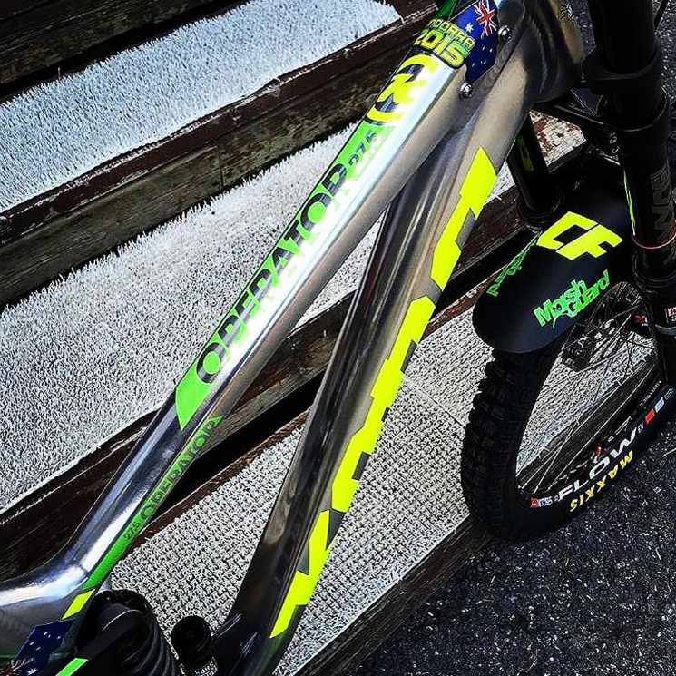 Connor Fearon's special edition World Champs kona Operator
