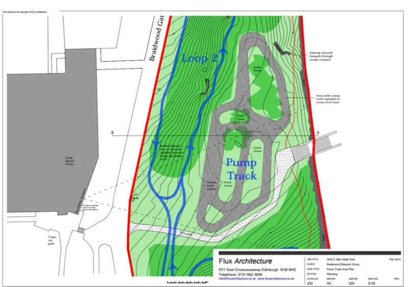 Plans for Skelf Bike Park.