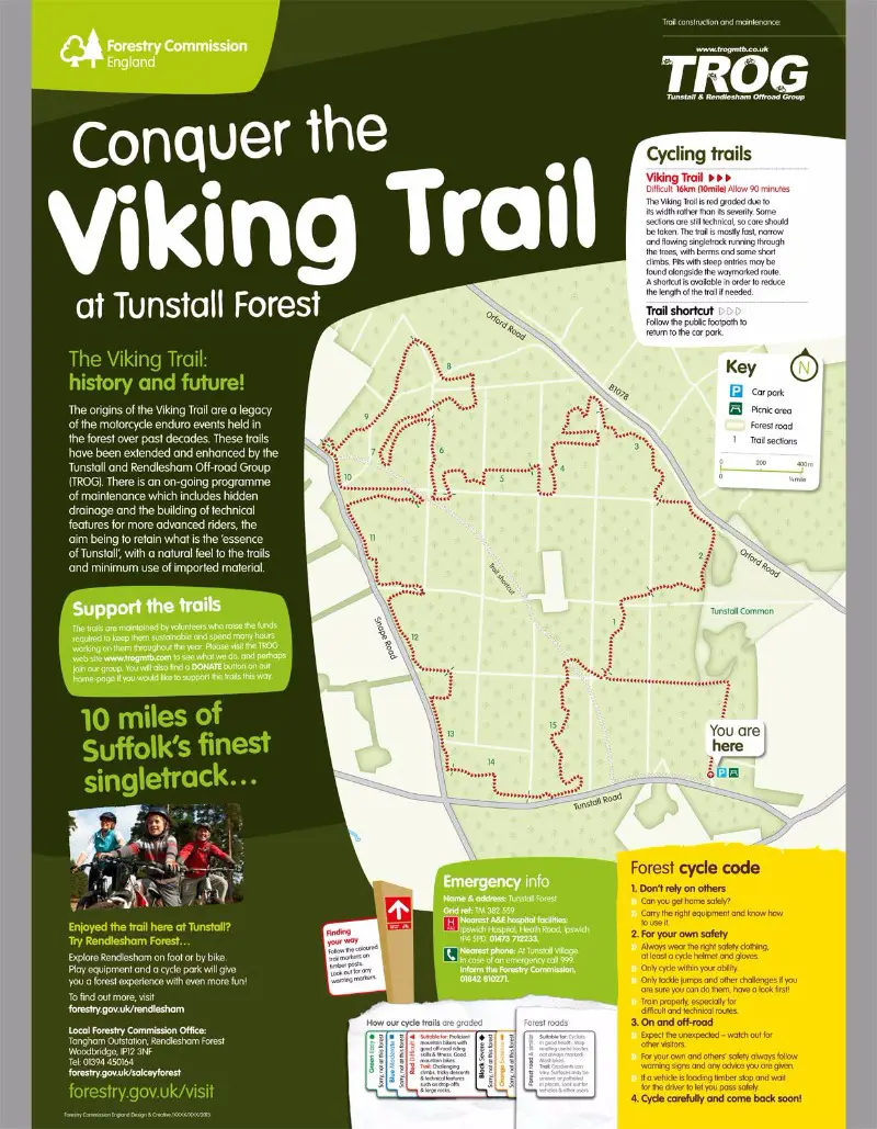 Tunstall Forest Mountain Bike Trails