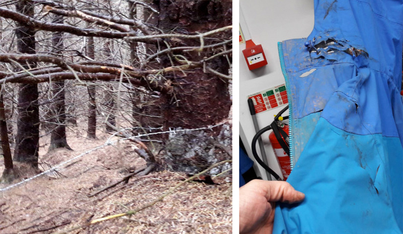 Dangerous Bike Trail Sabotage in Ton Pentre area in South Wales. 