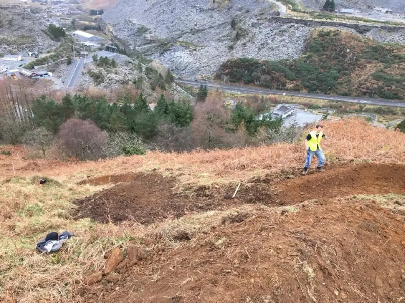 New Black Section at Antur Stiniog which branches 