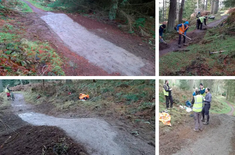 The Glentress Trailfairies have been hard at it ag