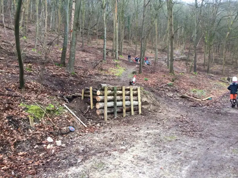 New road gap at the bottom of Devils Dike is back 
