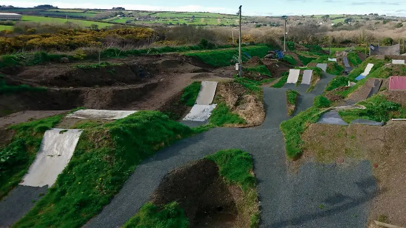 New Lines at The-Track Portreath in Cornwall