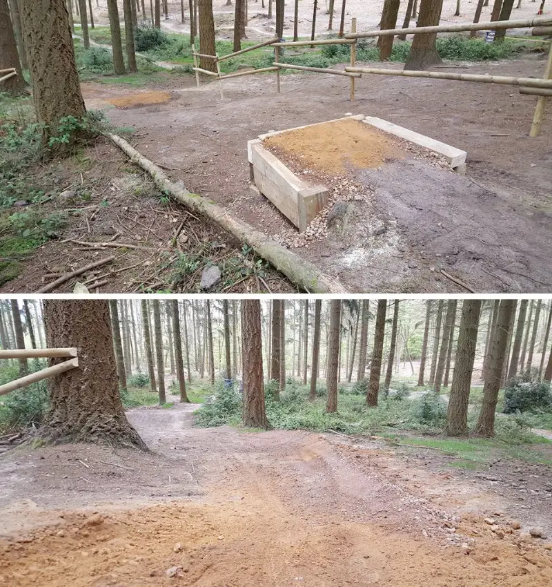 The Rotate Downhill trail group have been busy mak